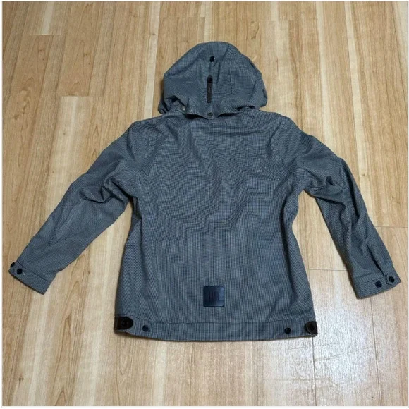 Norwegian Rain Bumfreezer Houndstooth Blouson Jacket Men's S Waterproof Gray f f